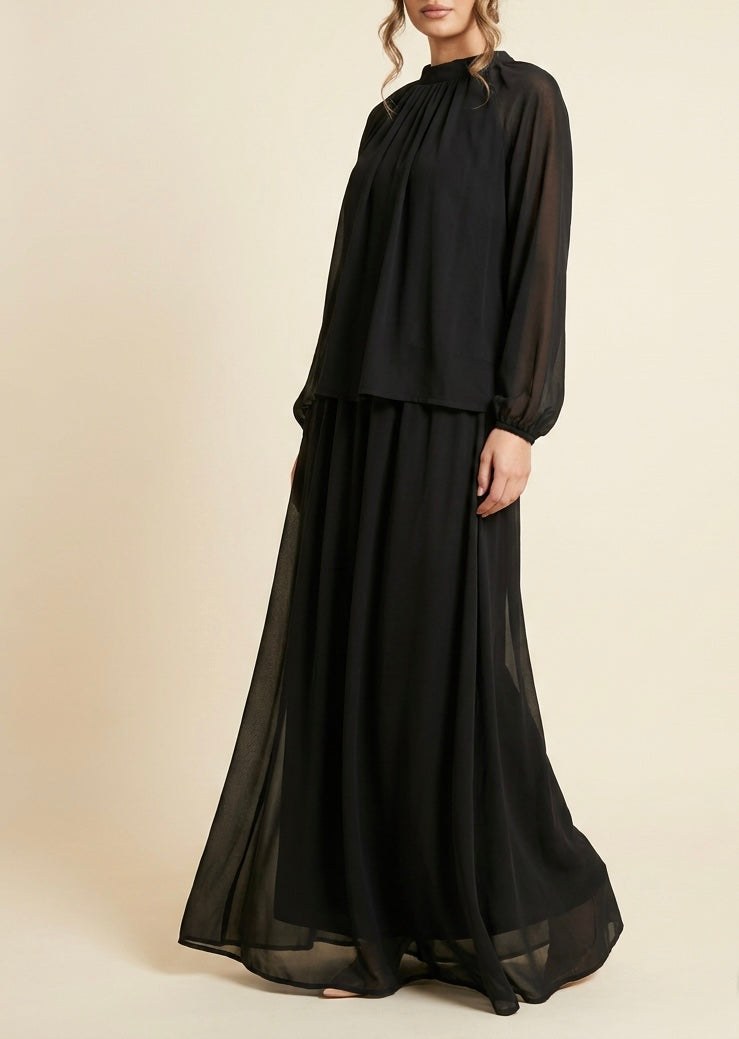 Breezy Chiffon Skirt Coord Set