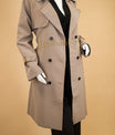 Nocturne Veil Trench Coat