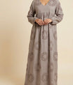 Aura Embossed Bloom Dress