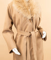 SnowCrown Fur Neck Coat