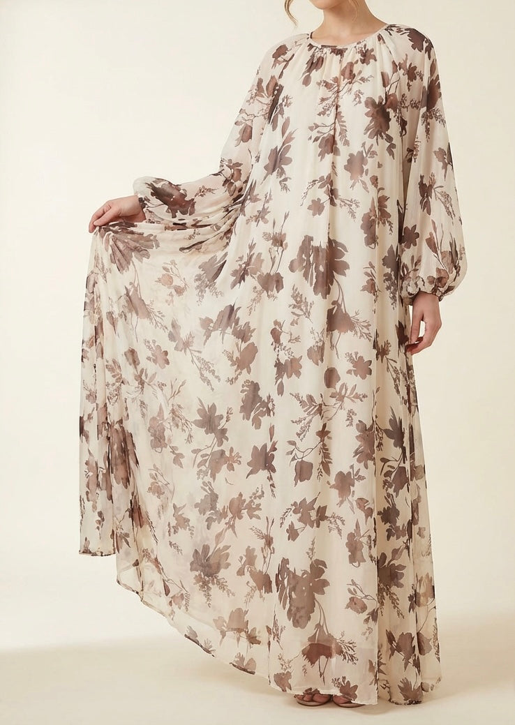 Faded Floral Dress
