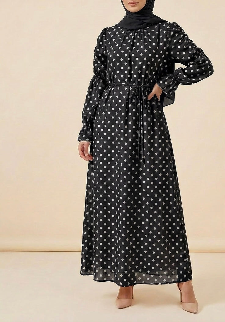 Polka Flow Dress