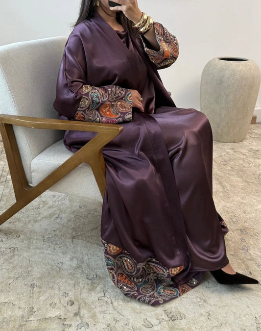Satin Abaya Dress