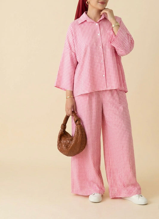 Gingham Print Set