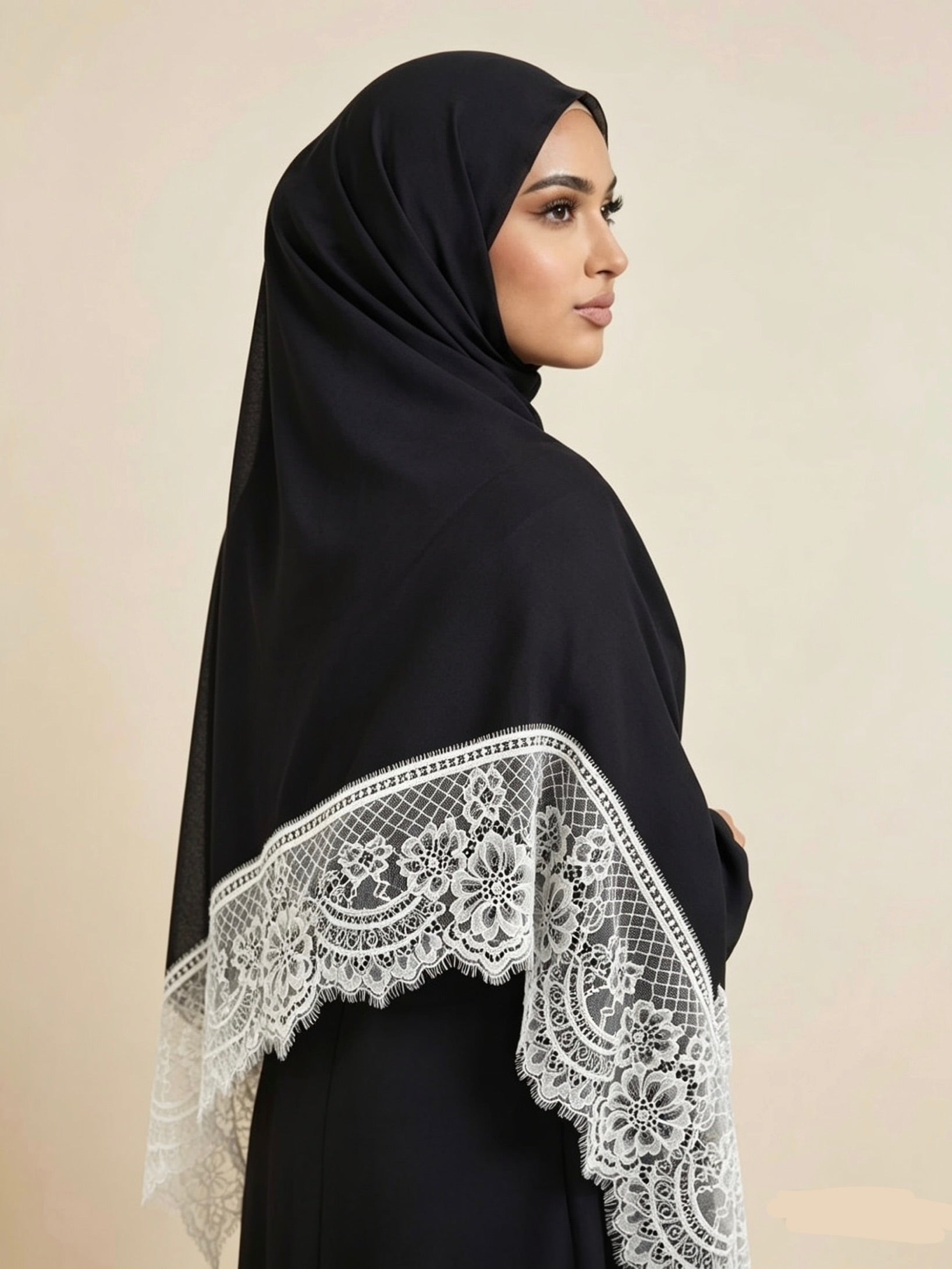 Lace Modal Hijab