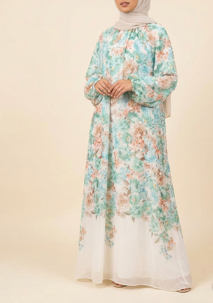 Floral Canvas Dress
