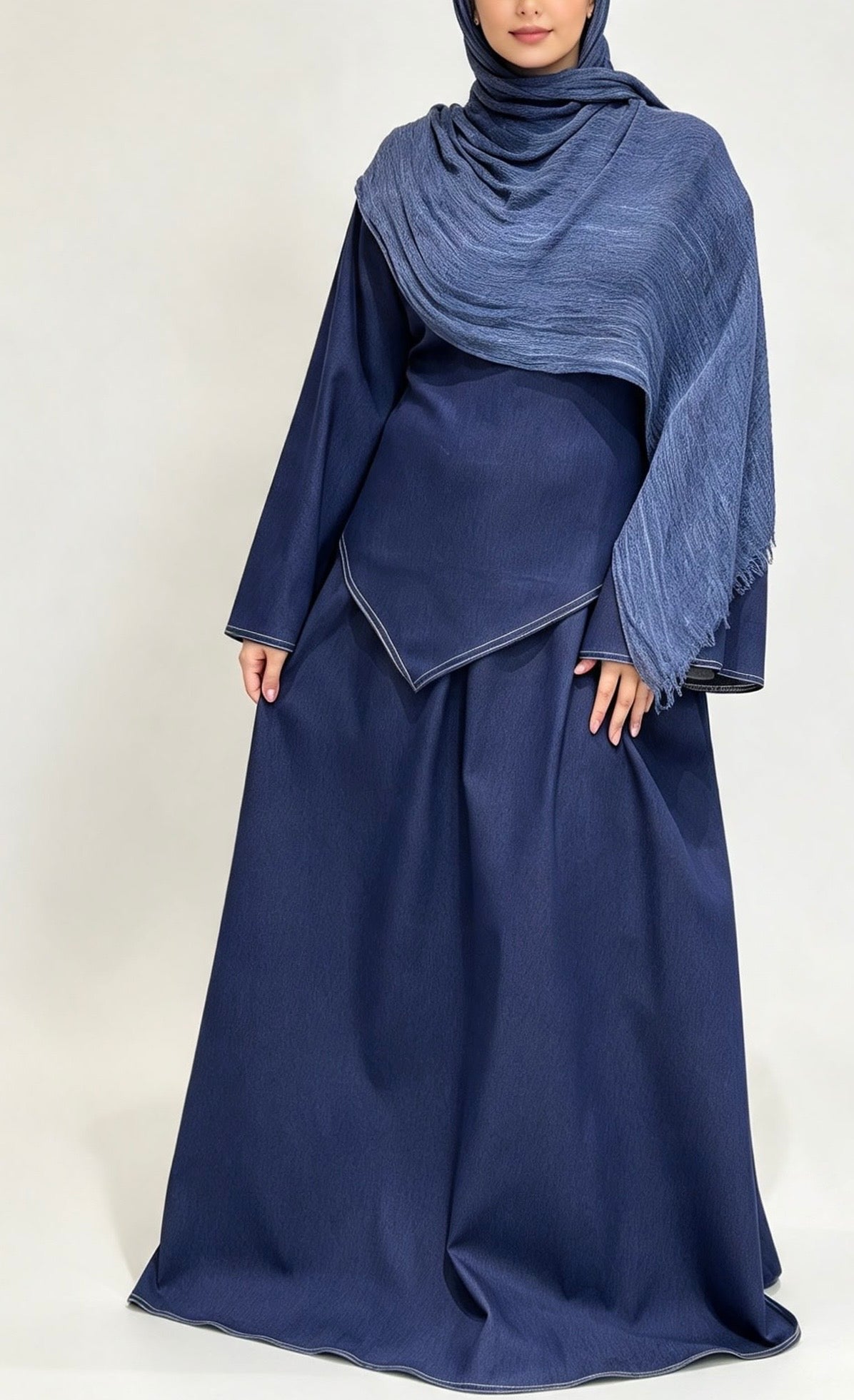 Denim Skirt Set