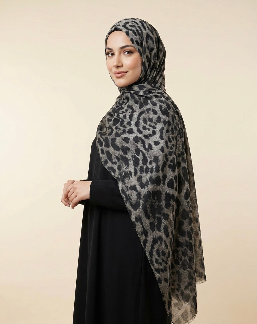 Leopard Print Hijab