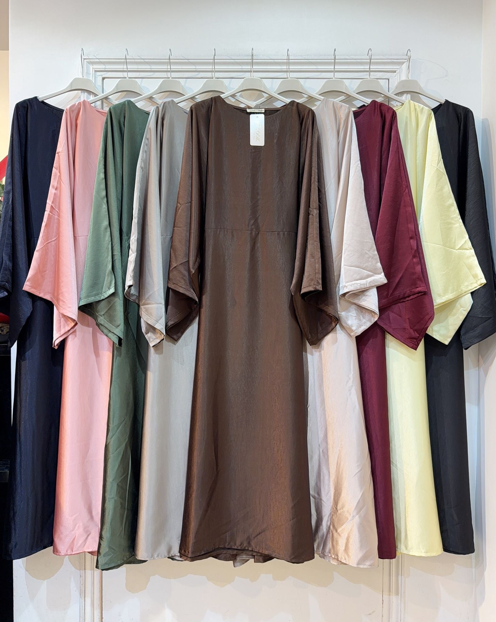 Plain Satin Dress