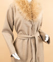 SnowCrown Fur Neck Coat