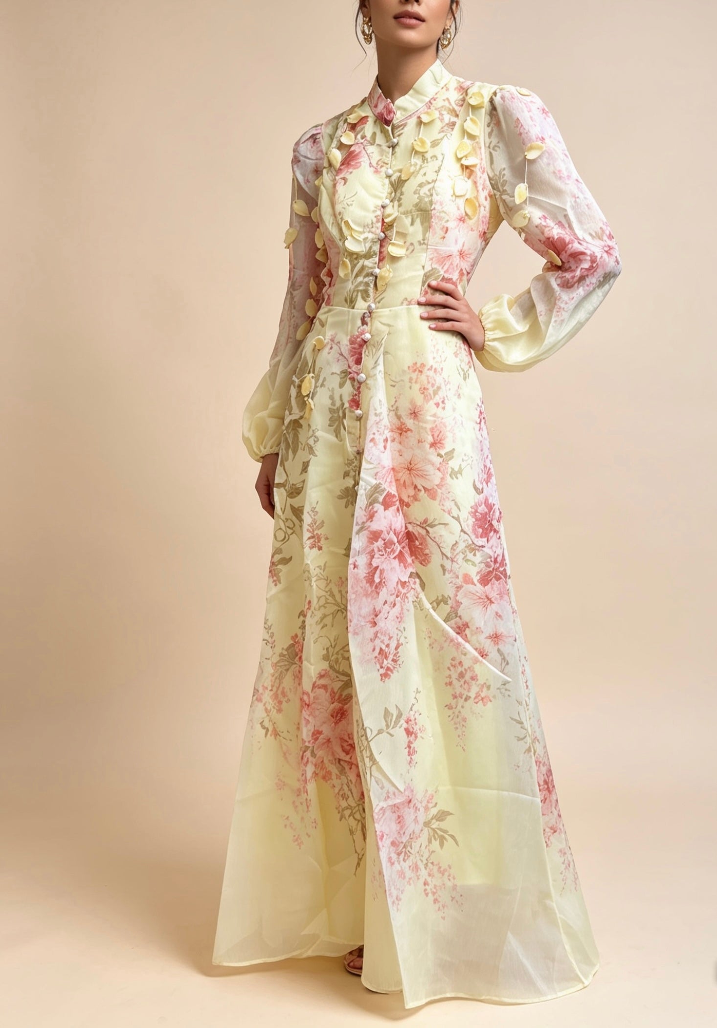 Trailing Leaves Dress