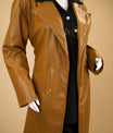 Lowkey Leather Trench Coat