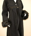 Dustfall Feather Trench Coat