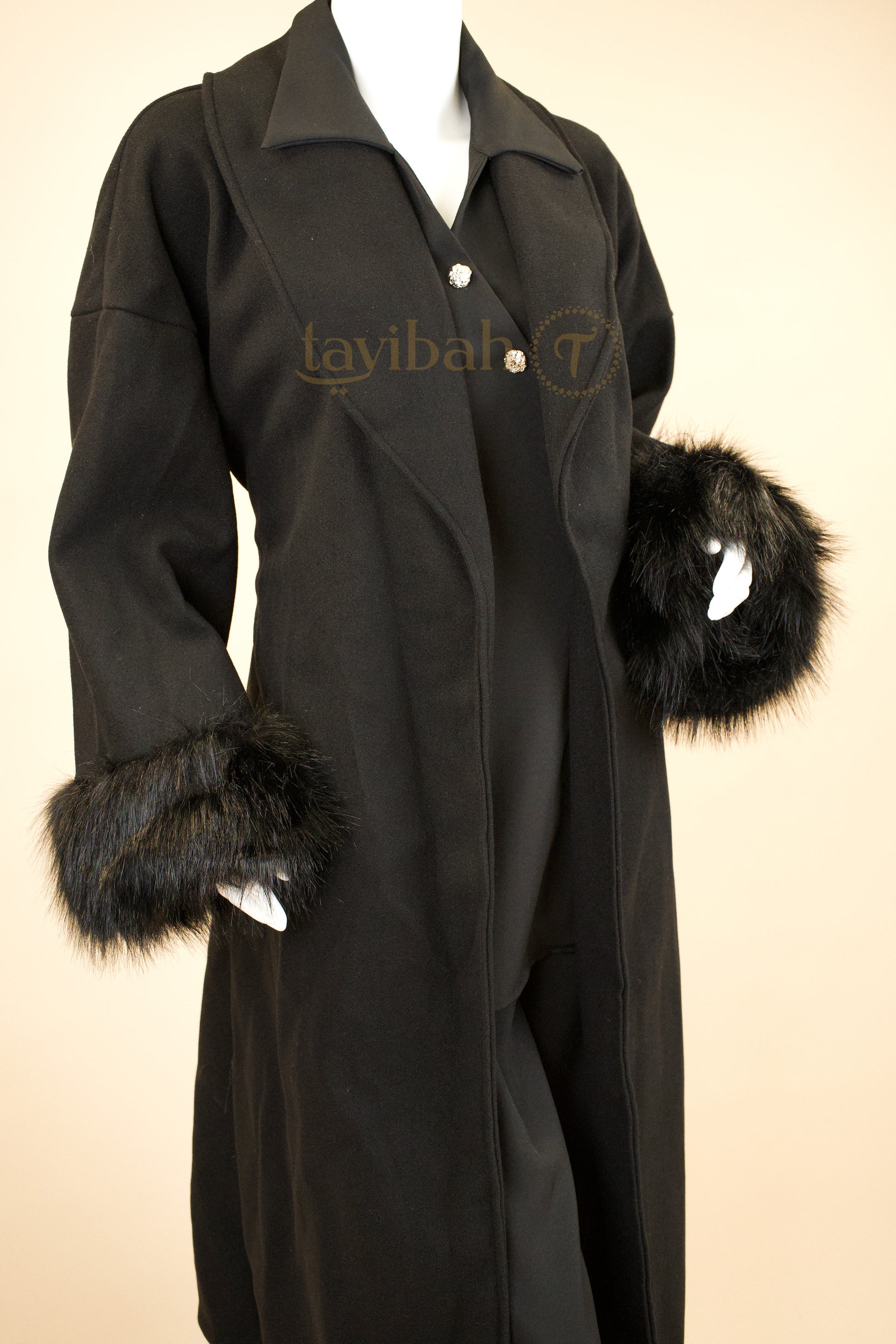 Dustfall Feather Trench Coat