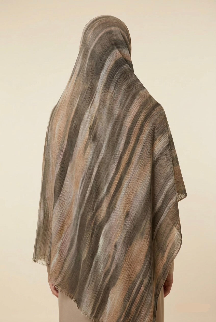 Rayon Marble Print Hijab