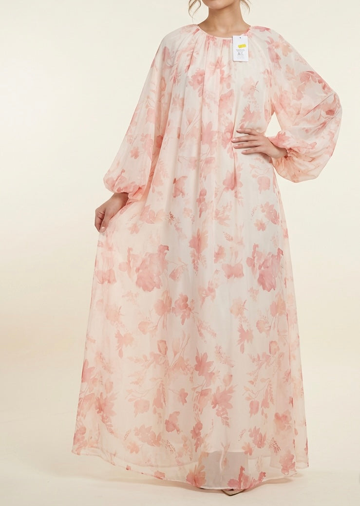 Faded Floral Dress