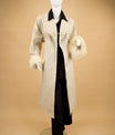 Dustfall Feather Trench Coat