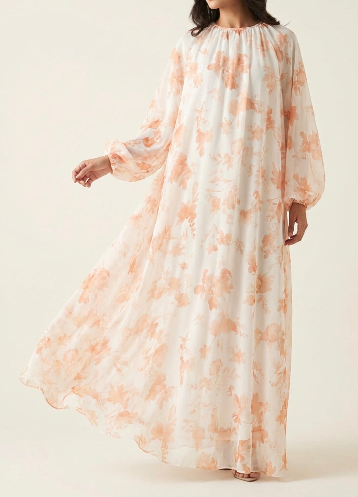 Faded Floral Dress