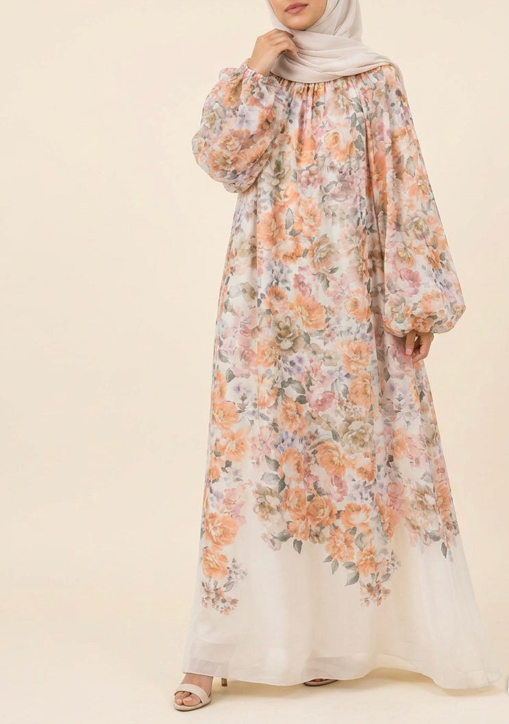 Floral Canvas Dress