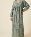 Aura Embossed Bloom Dress