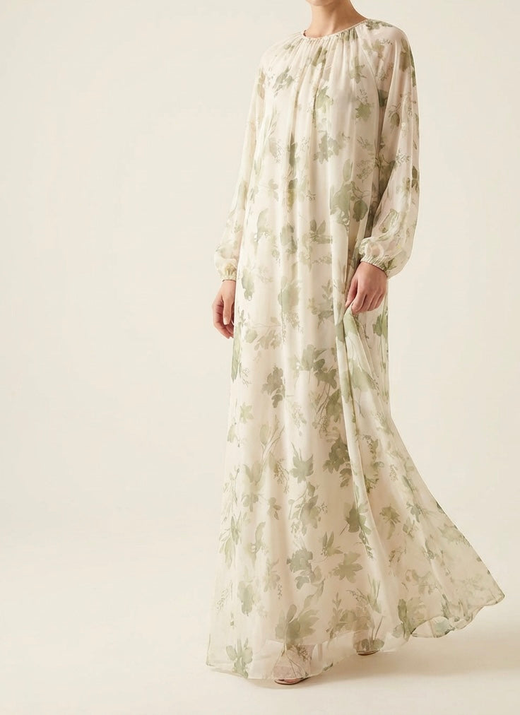 Faded Floral Dress