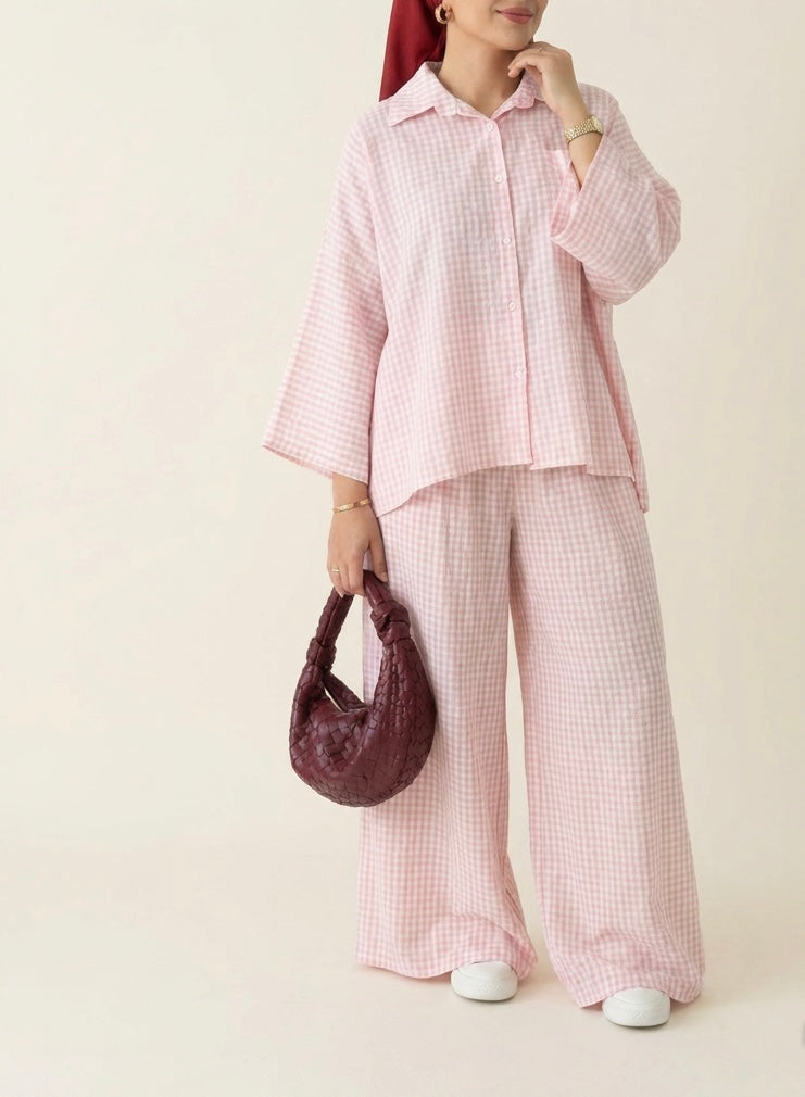 Gingham Print Set