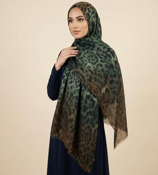 Leopard Print Hijab