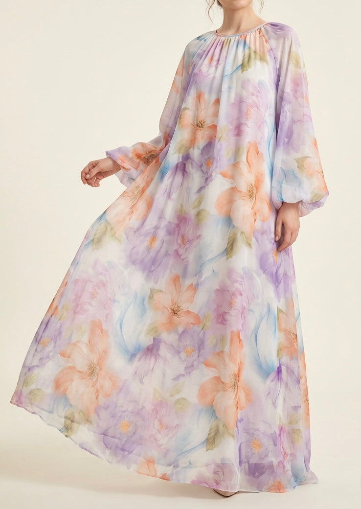 Faded Floral Dress