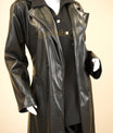 Lowkey Leather Trench Coat