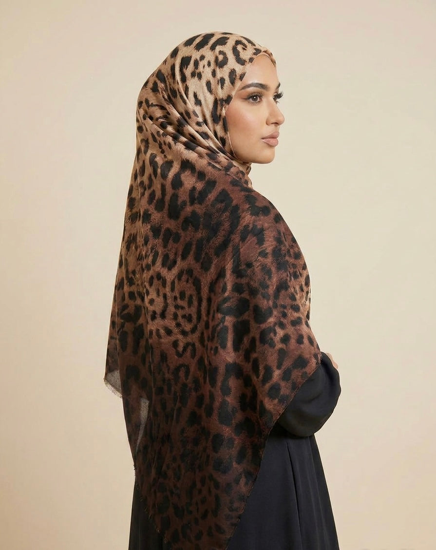 Leopard Print Hijab