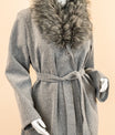 SnowCrown Fur Neck Coat