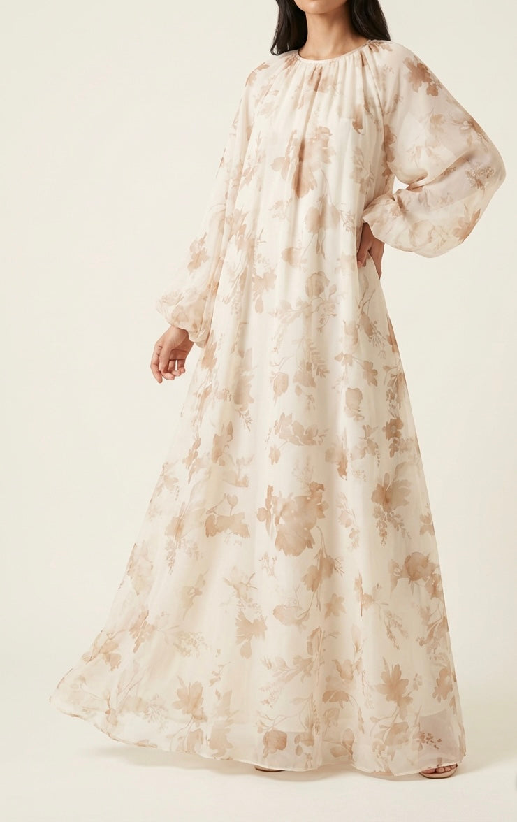 Faded Floral Dress