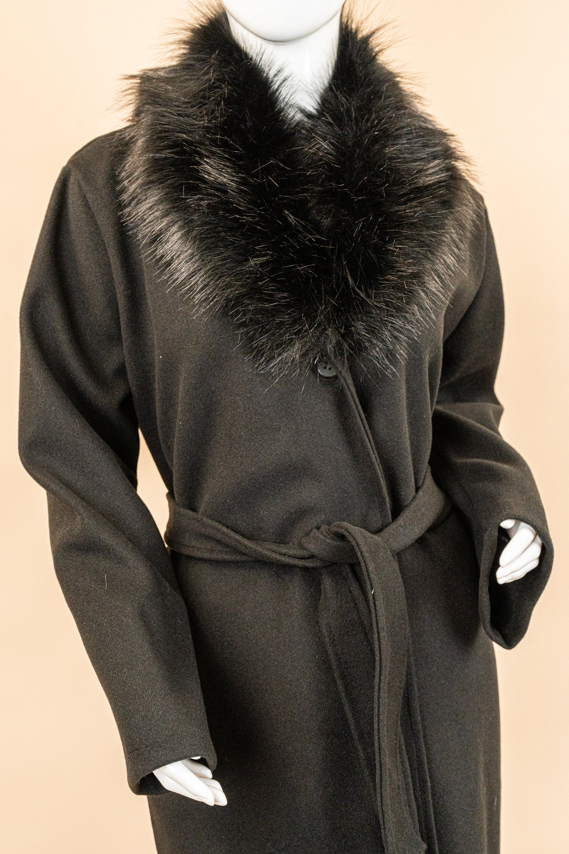 SnowCrown Fur Neck Coat