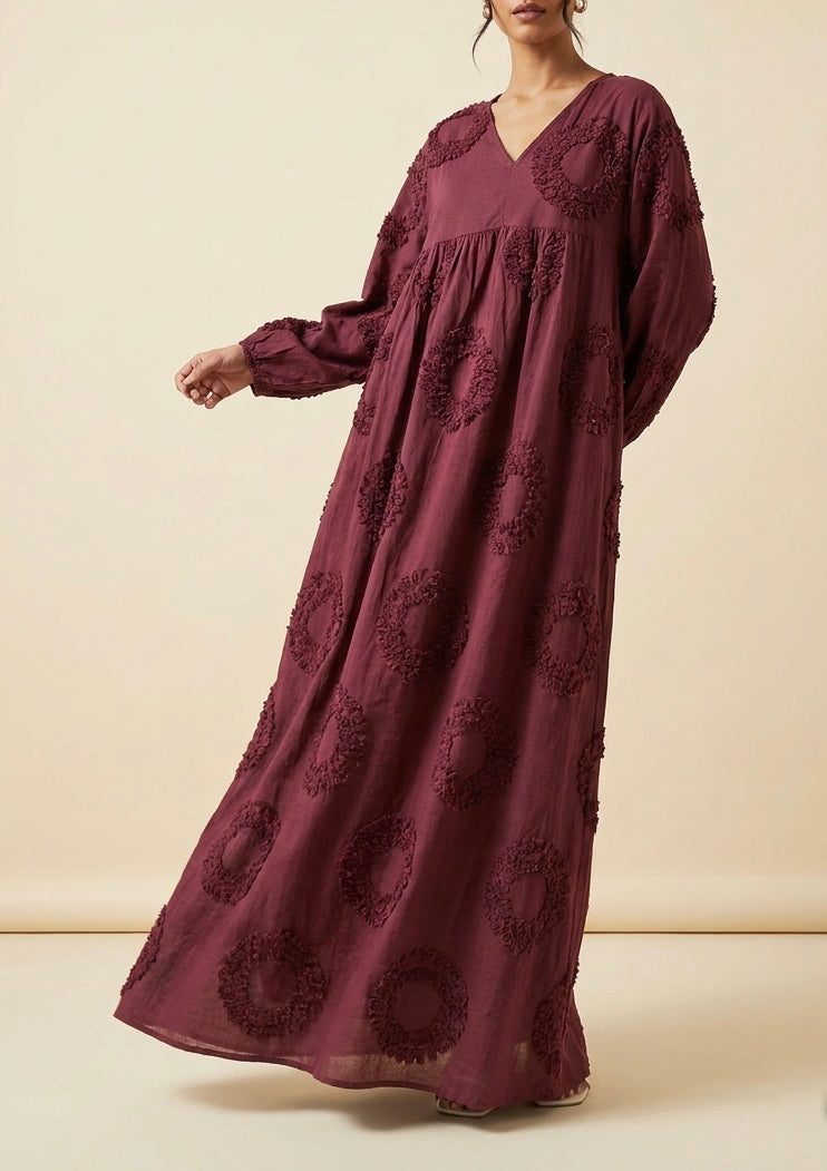 Aura Embossed Bloom Dress