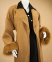 Dustfall Feather Trench Coat