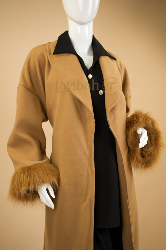 Dustfall Feather Trench Coat