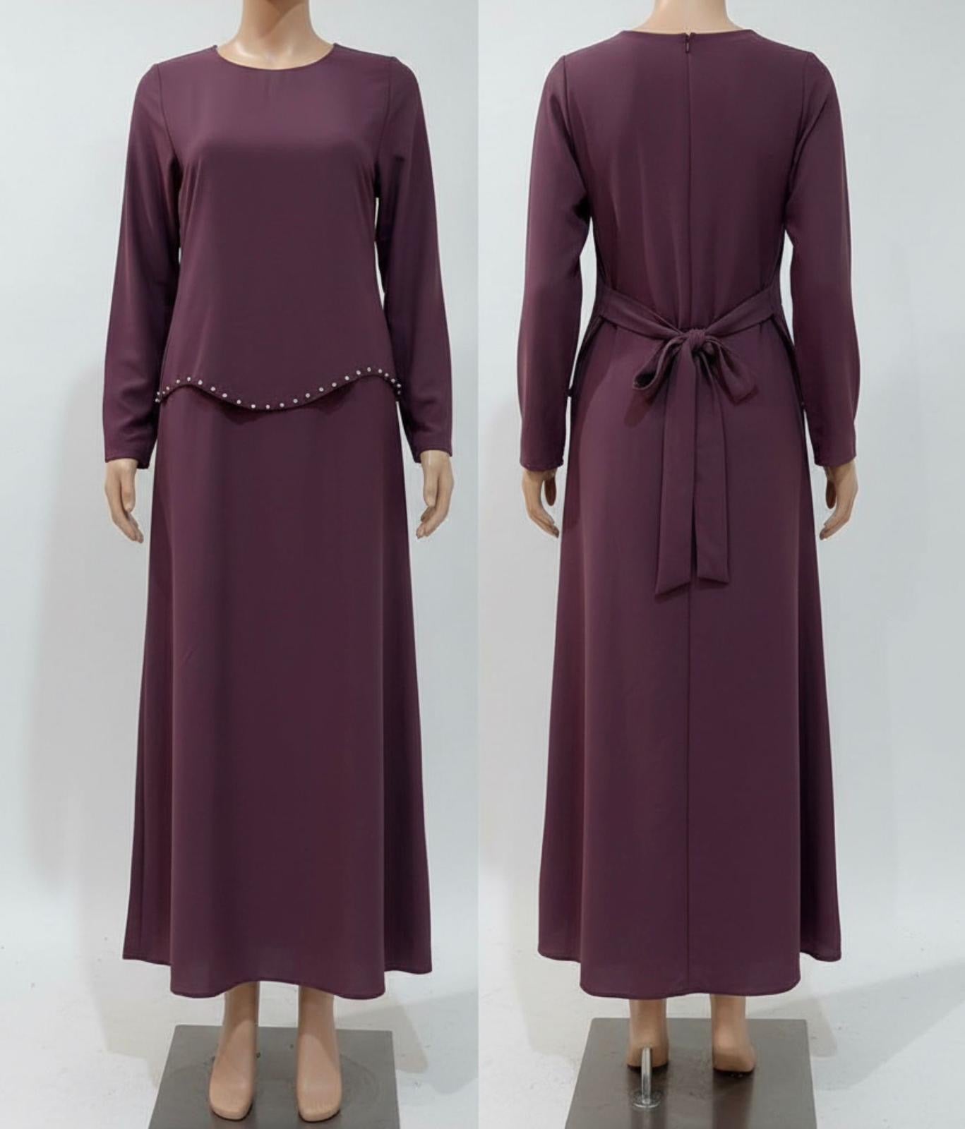 Elegant Straight Draped Dress