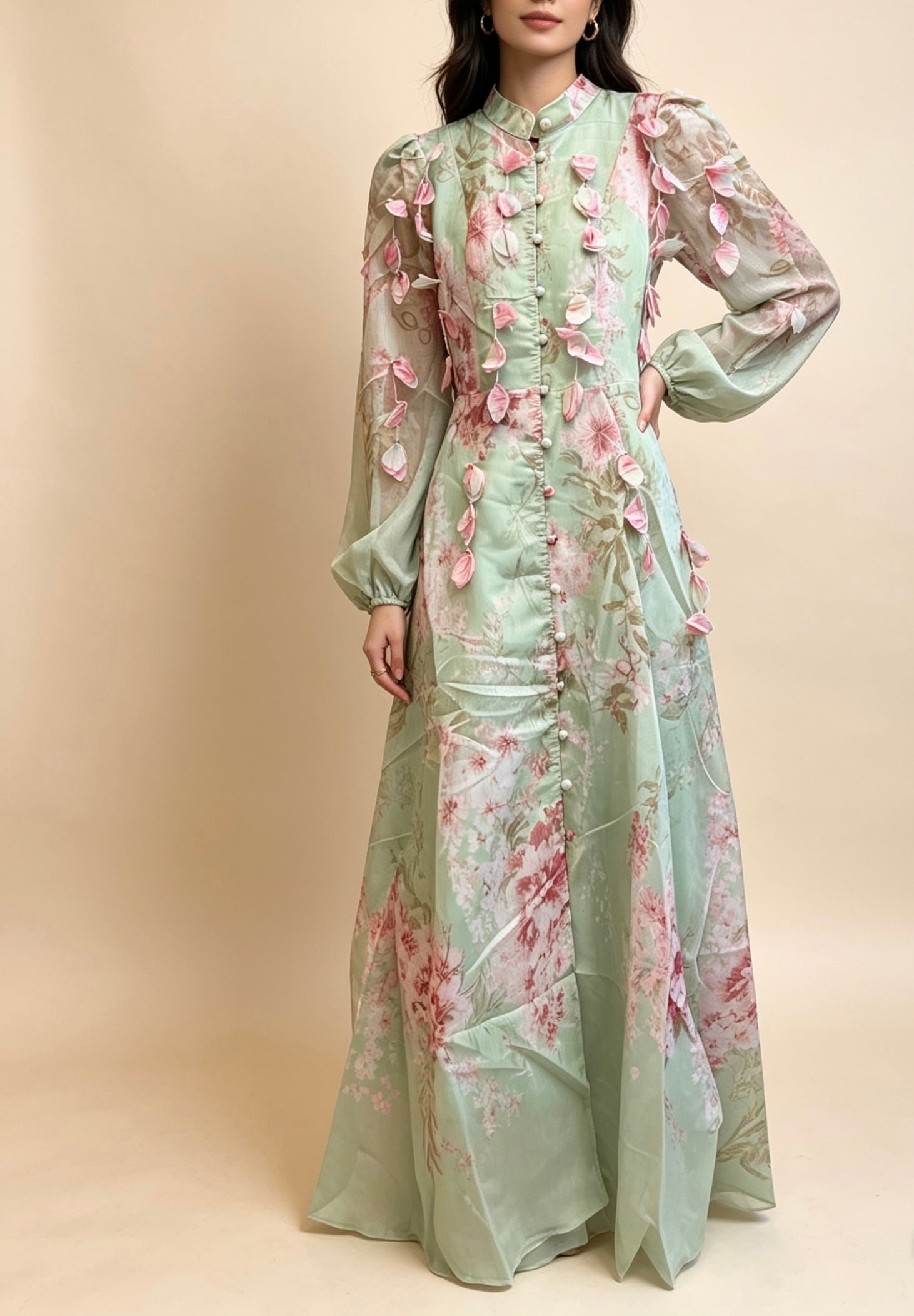 Trailing Leaves Dress