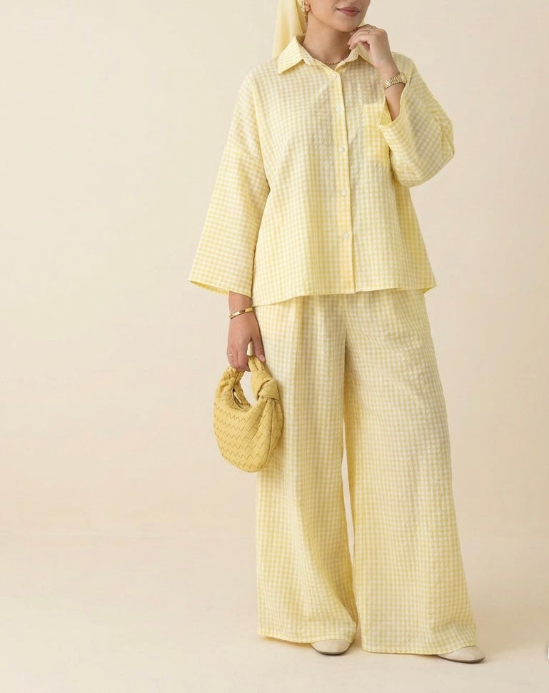Gingham Print Set