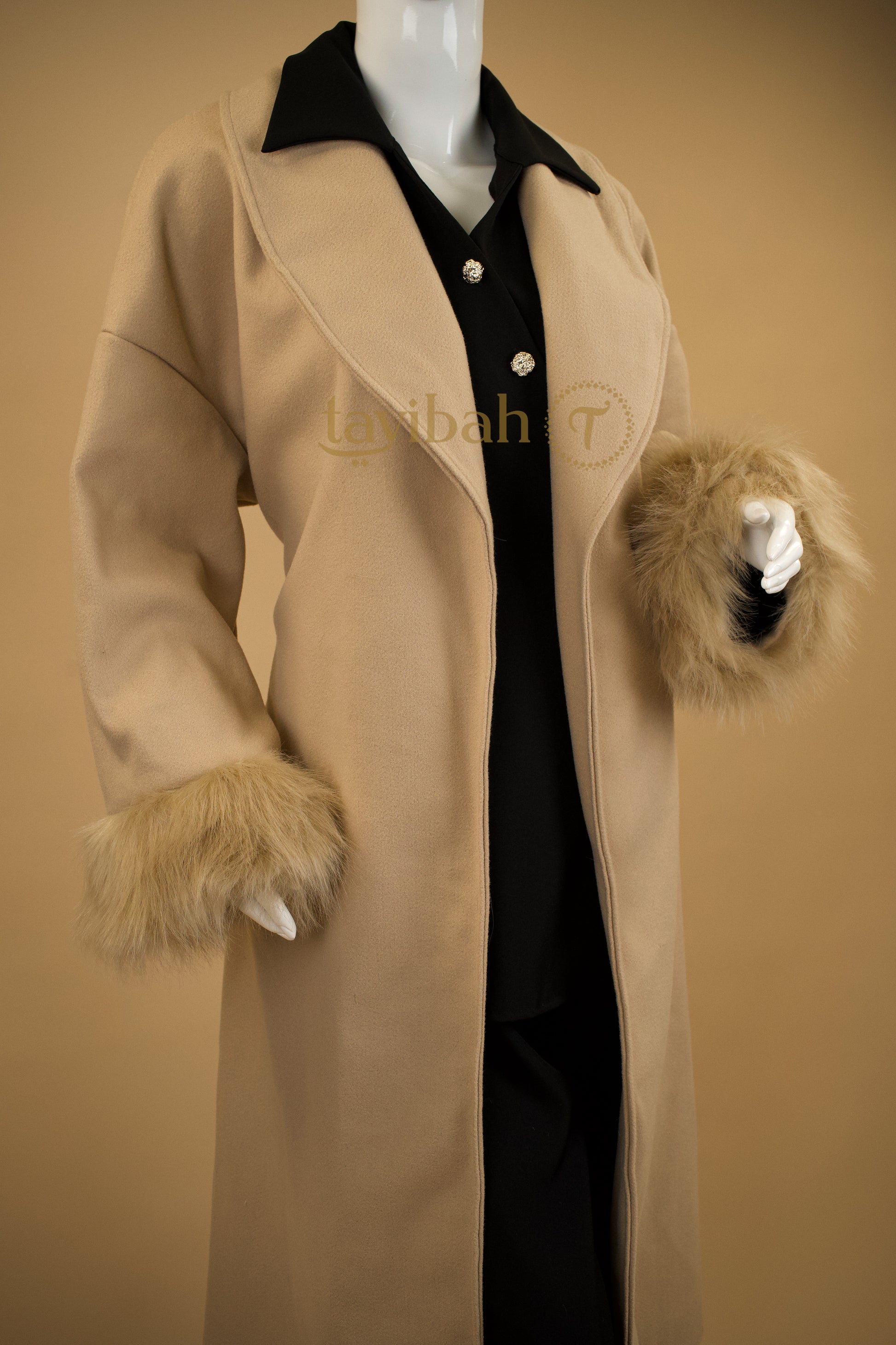 Dustfall Feather Trench Coat