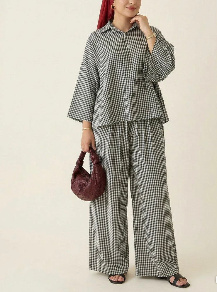 Gingham Print Set
