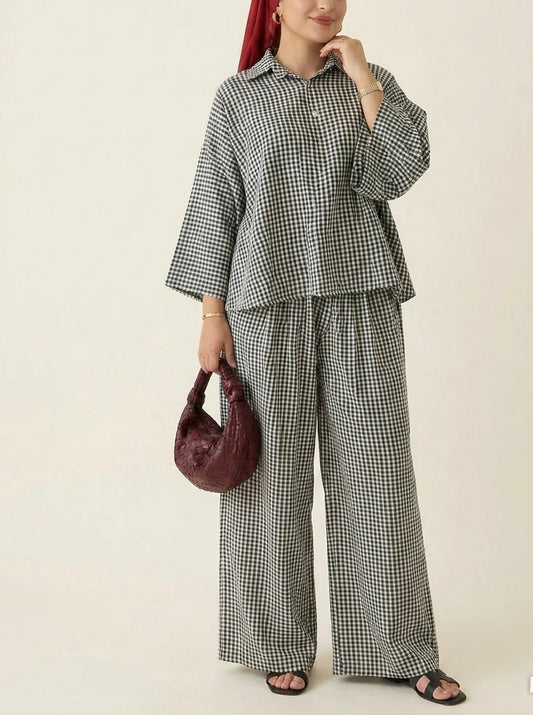 Gingham Print Set