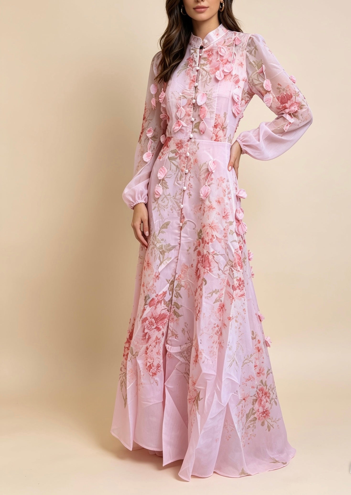 Trailing Leaves Dress