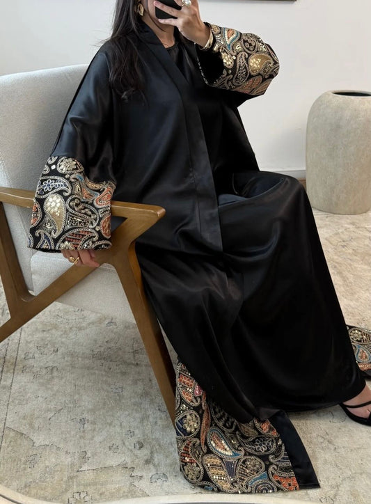 Satin Abaya Dress