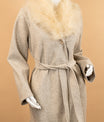 SnowCrown Fur Neck Coat