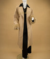 Dustfall Feather Trench Coat