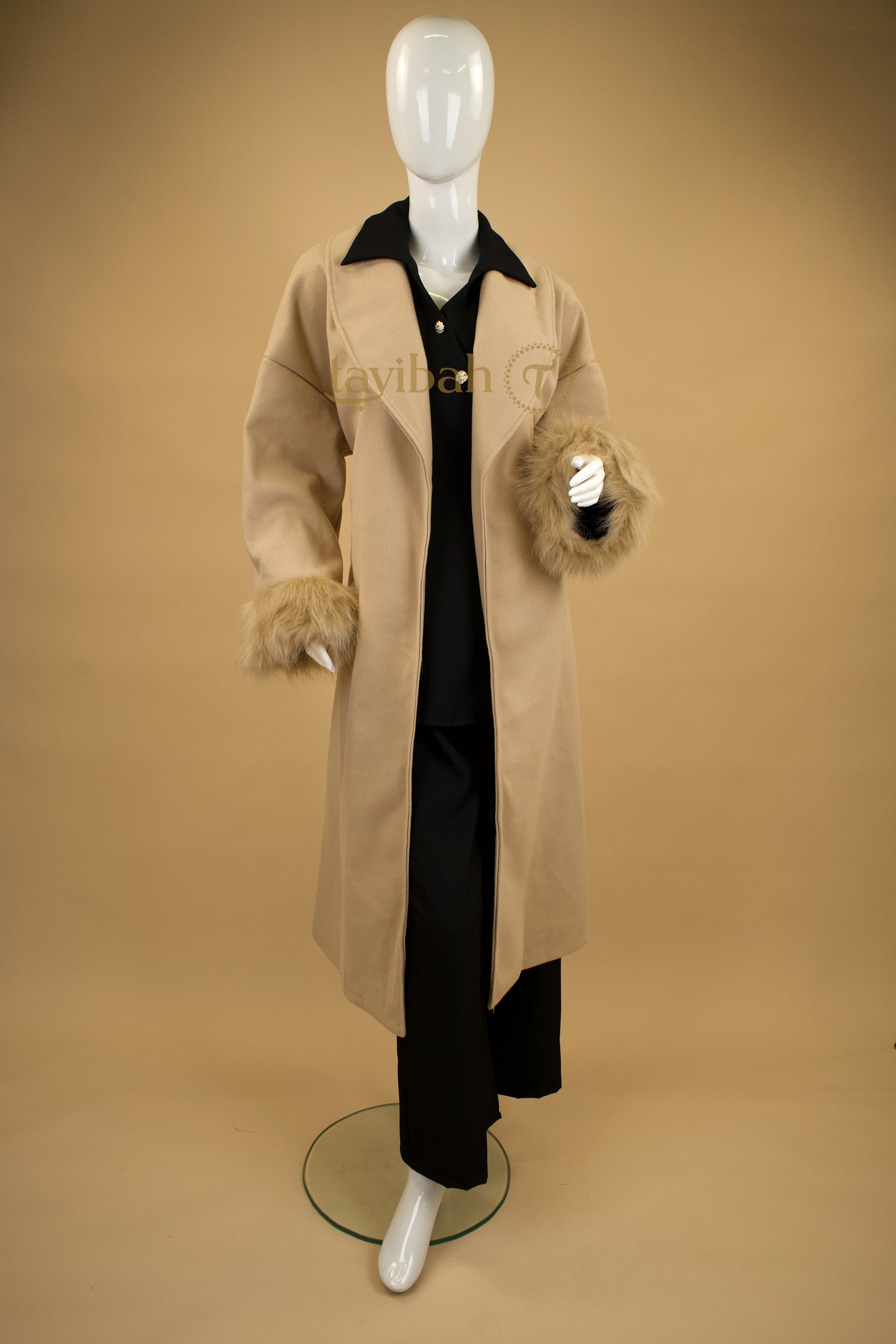 Dustfall Feather Trench Coat