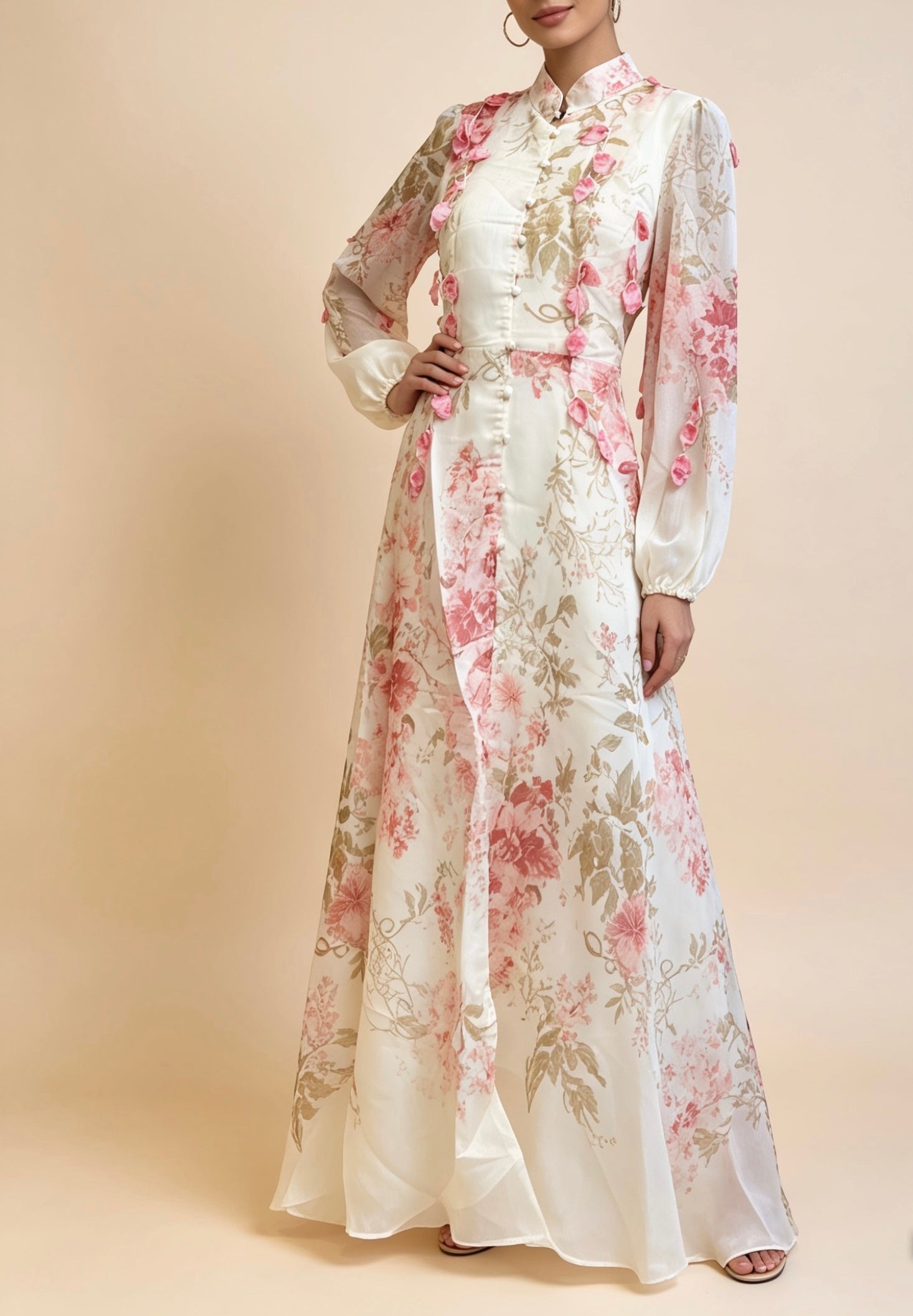Trailing Leaves Dress