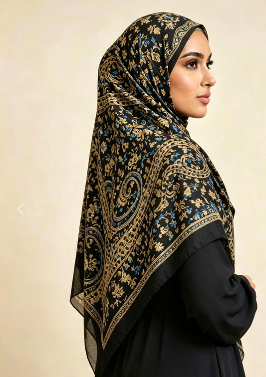 Paisley Print Hijab